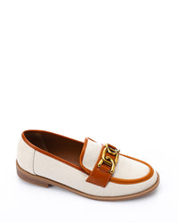 JAL-DJTV-008 Savannah Link Loafer - Black & Off White