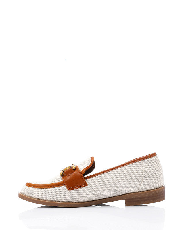 JAL-DJTV-008 Savannah Link Loafer - Black & Off White