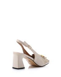 JAL-DJTV-009 Leather Slingback Heelss