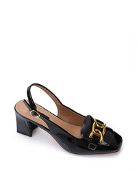 JAL-DJTV-009 Leather Slingback Heelss