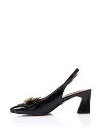 JAL-DJTV-009 Leather Slingback Heelss