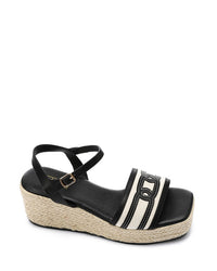 JAL-DJTV-014 Toe Shape Stitched Wedge Sandal