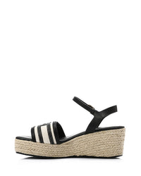 JAL-DJTV-014 Toe Shape Stitched Wedge Sandal