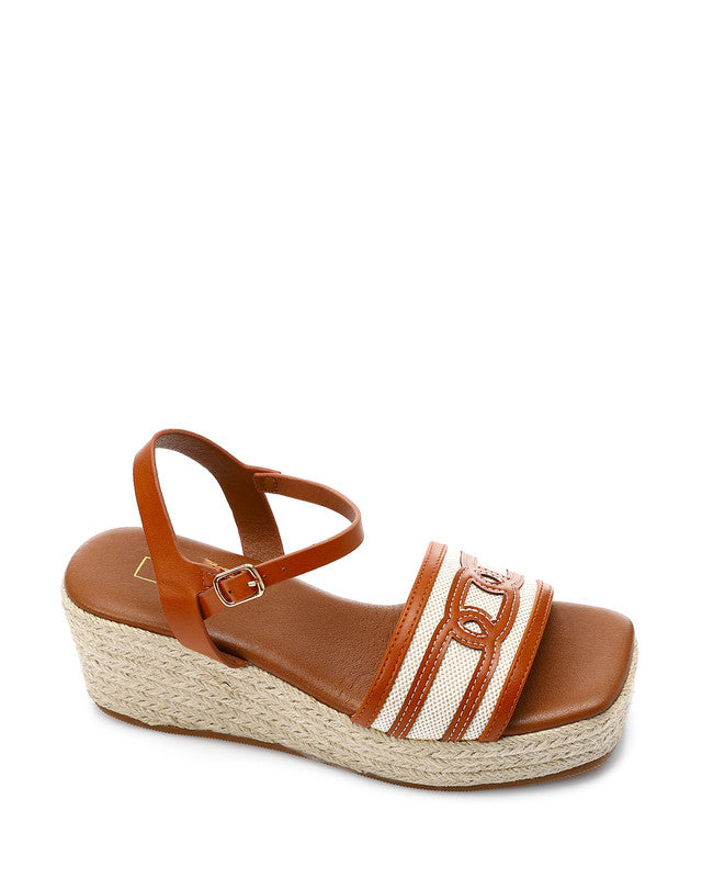 JAL-DJTV-014 Toe Shape Stitched Wedge Sandal