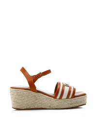 JAL-DJTV-014 Toe Shape Stitched Wedge Sandal