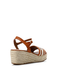 JAL-DJTV-014 Toe Shape Stitched Wedge Sandal
