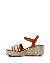 JAL-DJTV-014 Toe Shape Stitched Wedge Sandal