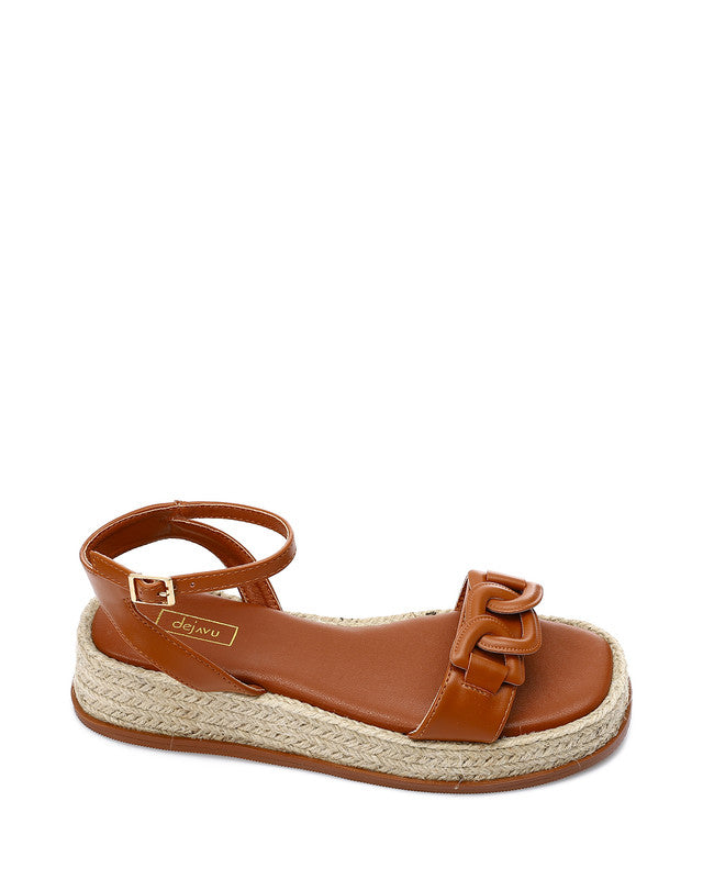 JAL-DJTV-015 Buckle Closure Wedge Sandal