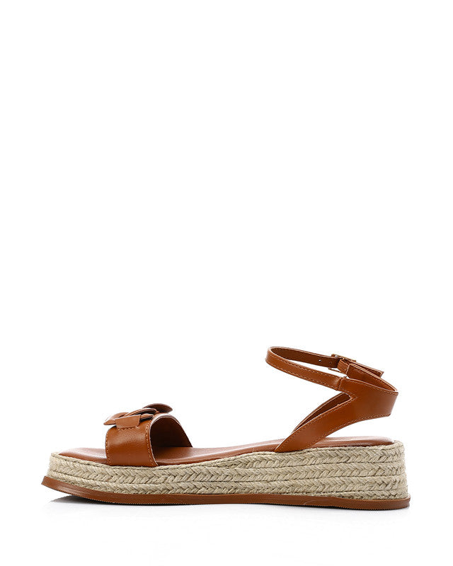 JAL-DJTV-015 Buckle Closure Wedge Sandal
