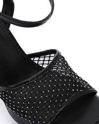 JAL-DJTV-017 Mesh Buckle Closure Sandals