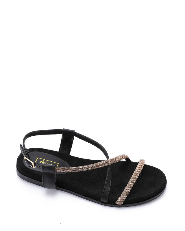 JAL-DJTV-018 Strap Design Leather Sandals