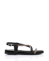 JAL-DJTV-018 Strap Design Leather Sandals