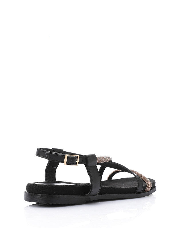 JAL-DJTV-018 Strap Design Leather Sandals