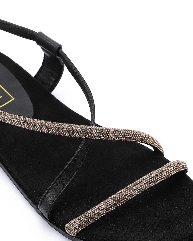 JAL-DJTV-018 Strap Design Leather Sandals