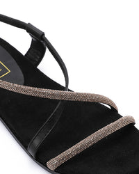 JAL-DJTV-018 Strap Design Leather Sandals