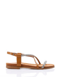 JAL-DJTV-018 Strap Design Leather Sandals