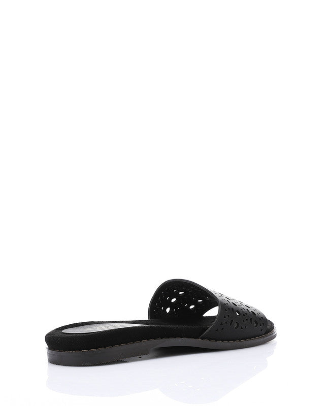 JAL-DJTV-019 Perforated Leather Slipper