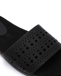 JAL-DJTV-019 Perforated Leather Slipper
