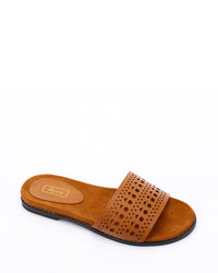 JAL-DJTV-019 Perforated Leather Slipper