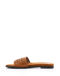 JAL-DJTV-019 Perforated Leather Slipper