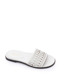 JAL-DJTV-019 Perforated Leather Slipper