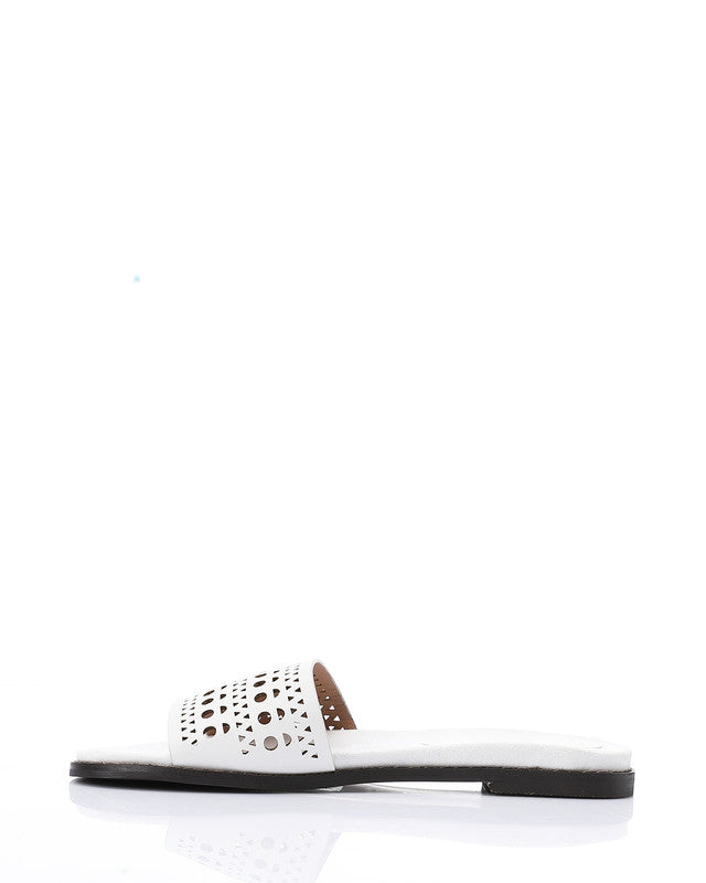 JAL-DJTV-019 Perforated Leather Slipper
