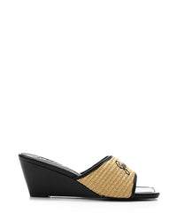 JAL-DJTV-021 Heeled Leather Slippers