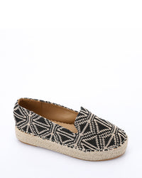 JAL-DJTV-022 Textile Stitched Flat Shoes