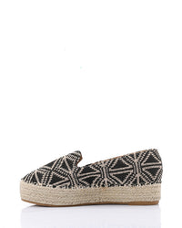 JAL-DJTV-022 Textile Stitched Flat Shoes