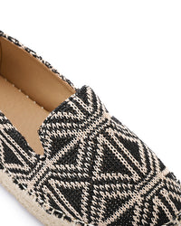 JAL-DJTV-022 Textile Stitched Flat Shoes