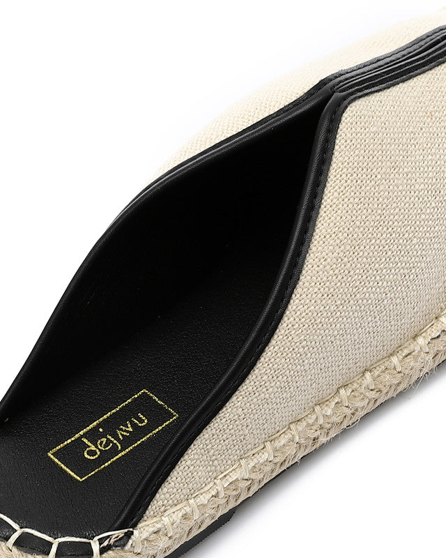 JAL-DJTV-026 Semi Square Plain Mules