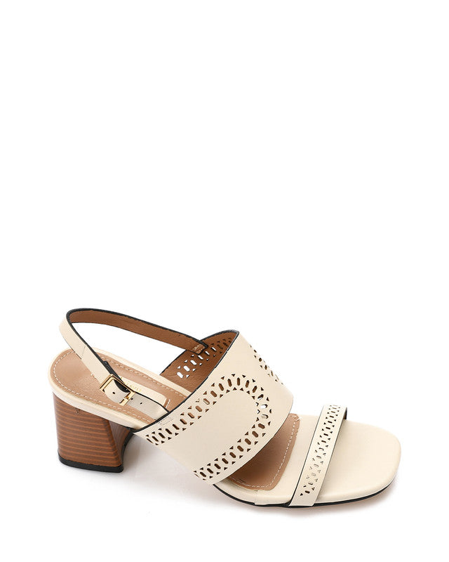 JAL-DJTV-028 Perforated Heeled Sandals