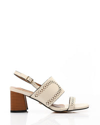 JAL-DJTV-028 Perforated Heeled Sandals