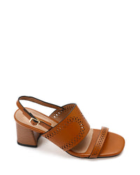 JAL-DJTV-028 Perforated Heeled Sandals