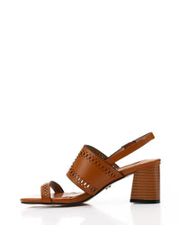 JAL-DJTV-028 Perforated Heeled Sandals
