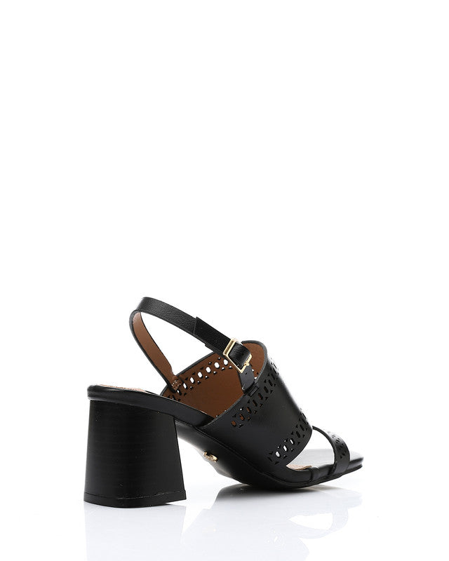 JAL-DJTV-028 Perforated Heeled Sandals