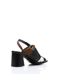 JAL-DJTV-028 Perforated Heeled Sandals