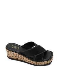 JAL-DJTV-030 Cross Straps Wedge Slipper