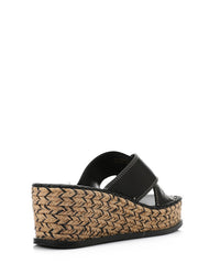JAL-DJTV-030 Cross Straps Wedge Slipper