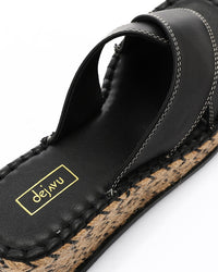 JAL-DJTV-030 Cross Straps Wedge Slipper