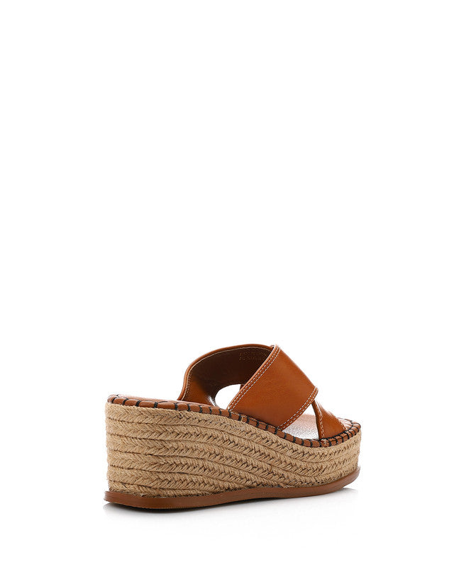 JAL-DJTV-030 Cross Straps Wedge Slipper