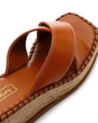 JAL-DJTV-030 Cross Straps Wedge Slipper