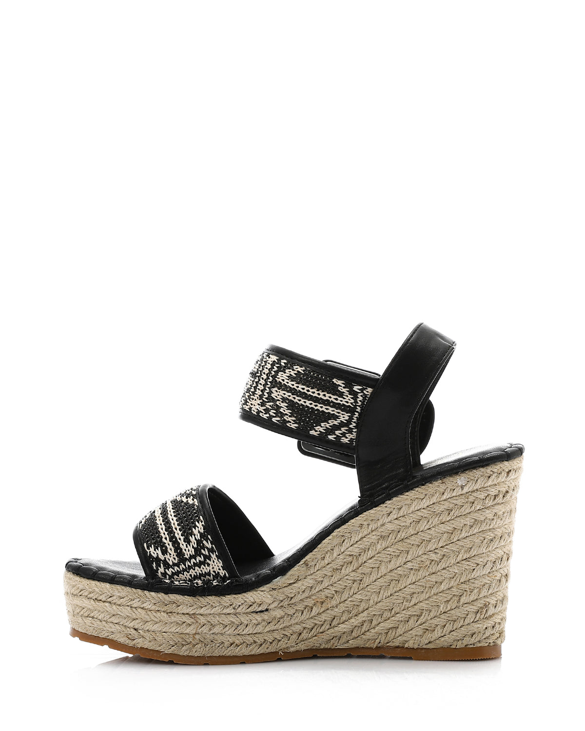 JAL-DJTV-032 Decroated Front Strap Wedge Sandals