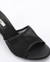 JAL-DJTV-033 Mesh Mid-Heelsed Slipper