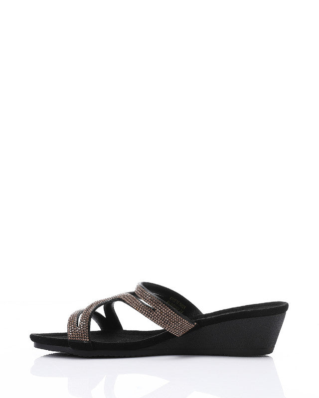 JAL-DJTV-034 Wedge Strass Slipper