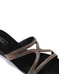 JAL-DJTV-034 Wedge Strass Slipper