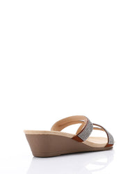 JAL-DJTV-034 Wedge Strass Slipper