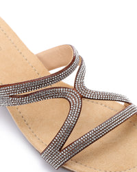 JAL-DJTV-034 Wedge Strass Slipper