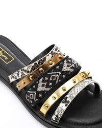 JAL-DJTV-035 Multi Strap Slipper