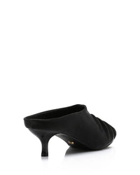 JAL-DJTV-038 Stitched Details Mid Heel Mules